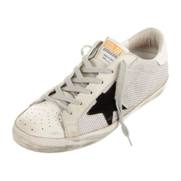 Golden Goose Men's Sneakers - Beige and Black - Picture 3 of 12